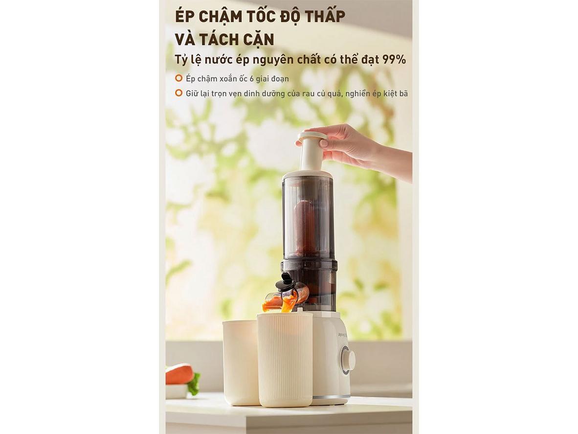 Thiết kế dễ vệ sinh và chế độ đảo ngược chống kẹt.