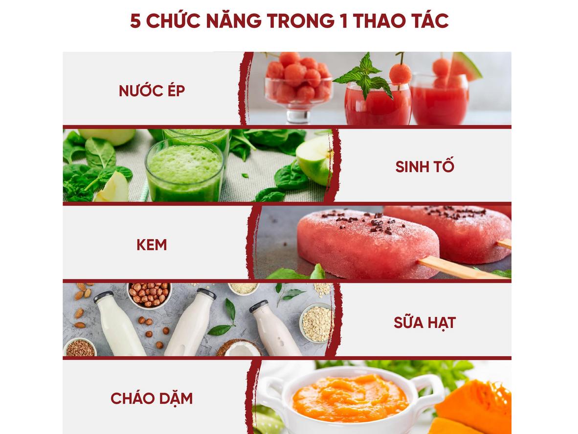 Thiết kế gọn, phù hợp không gian bếp gia đình.