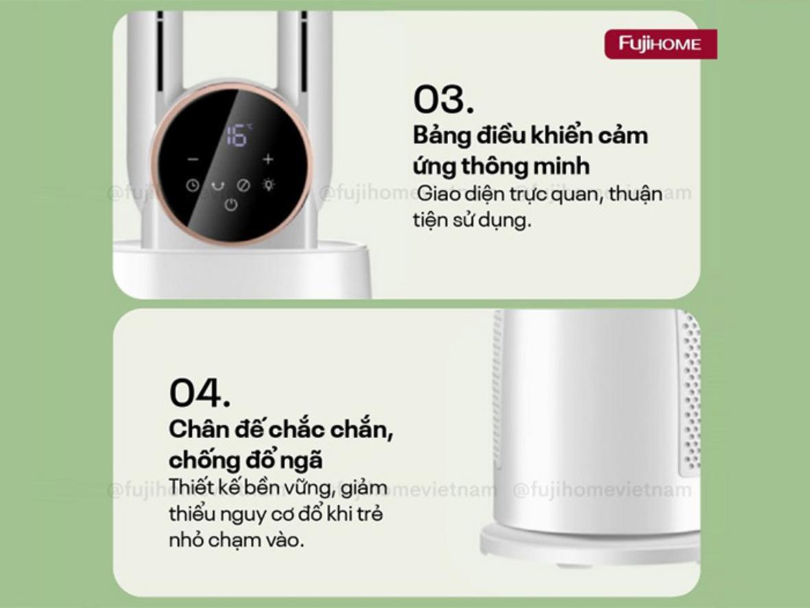 Làm mát bằng hơi nước trên Fujihome BF-03RC