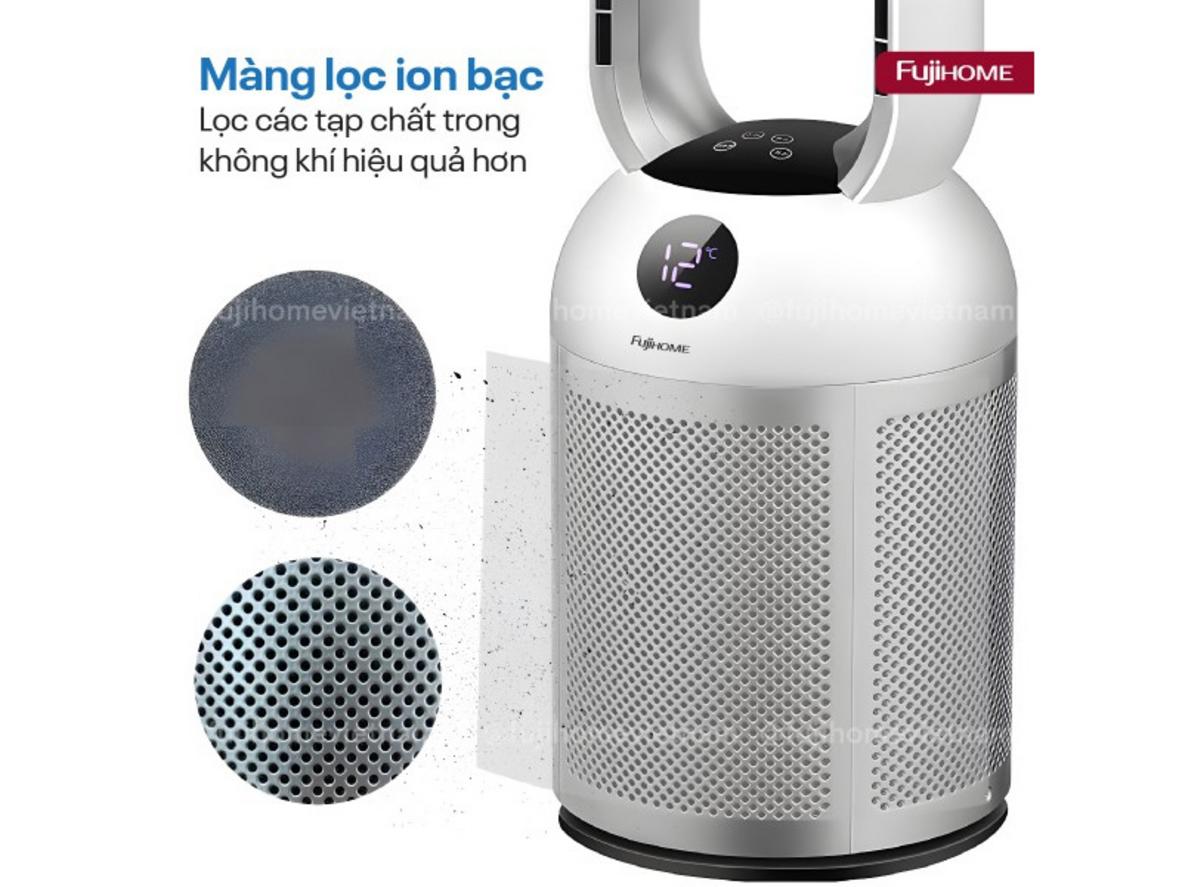 Làm mát êm ái cho phòng ngủ và sinh hoạt hằng ngày