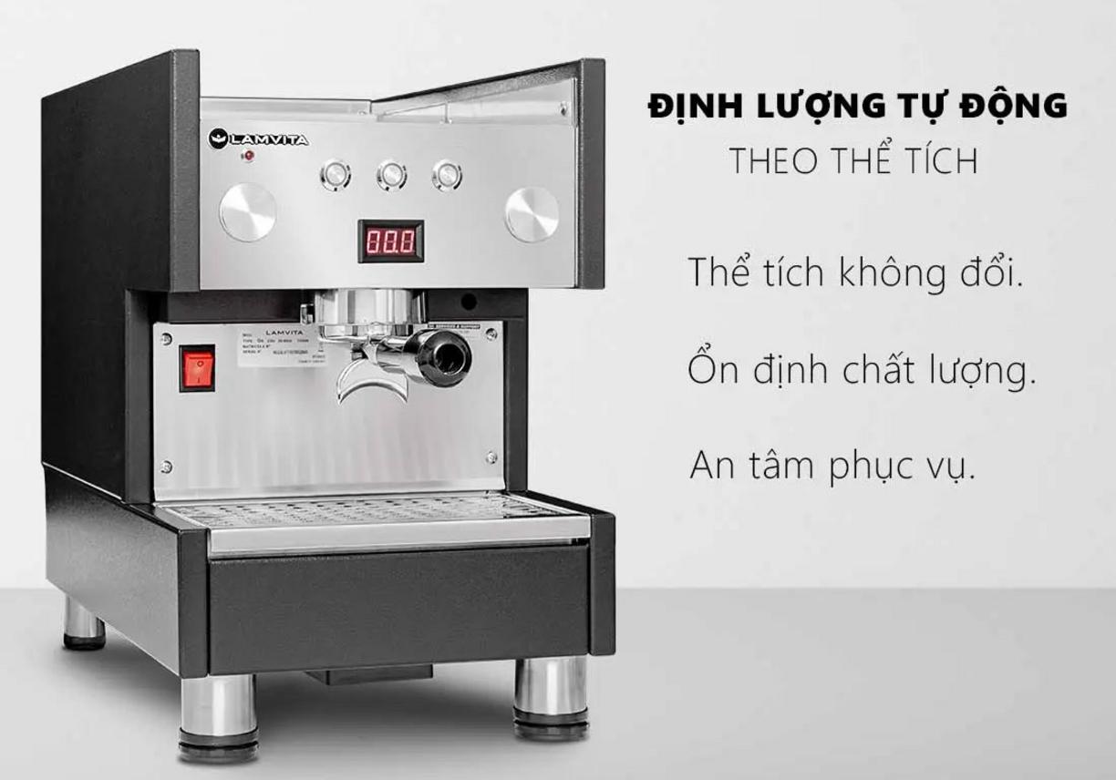 1 group espresso tối ưu cho menu nền cà phê ổn định.