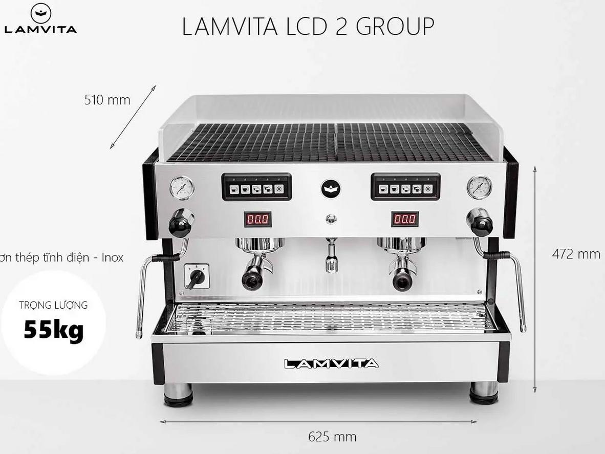 Pre-infusion và định lượng tự động giúp shot espresso đồng đều hơn.