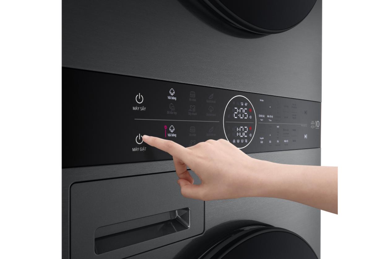 TurboWash™360 hỗ trợ giặt sạch nhanh sâu, phù hợp gia đình bận rộn.