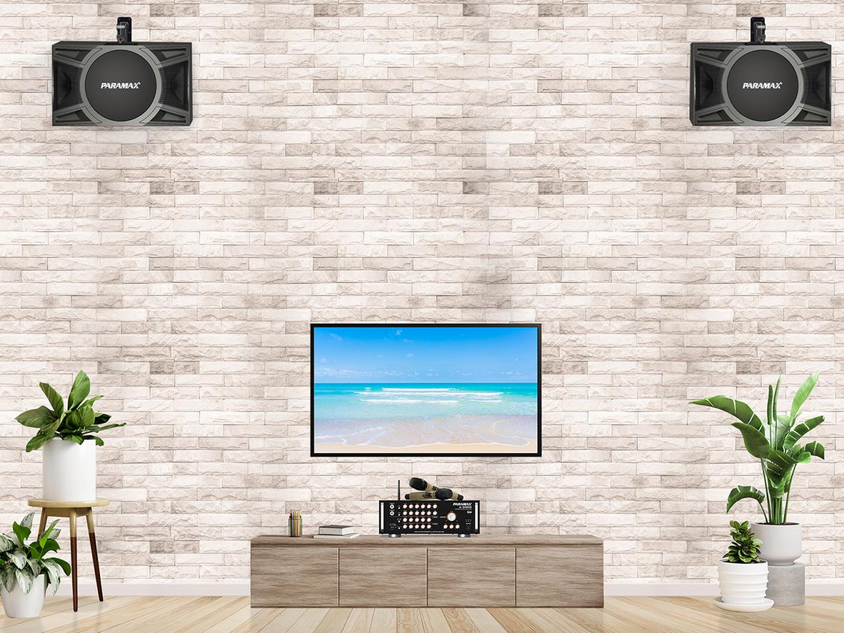 Loa treo X-2000 bass 30cm cho tiếng bass khỏe và âm thanh phủ rộng.
