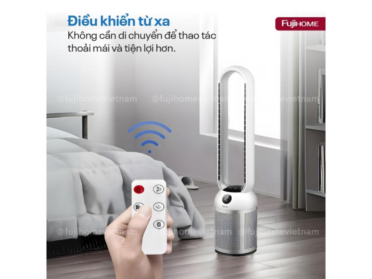 Hỗ trợ lọc không khí bằng ion âm