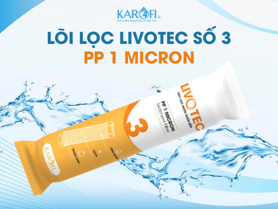 Lõi PP 1 micron lọc tinh trước màng RO.