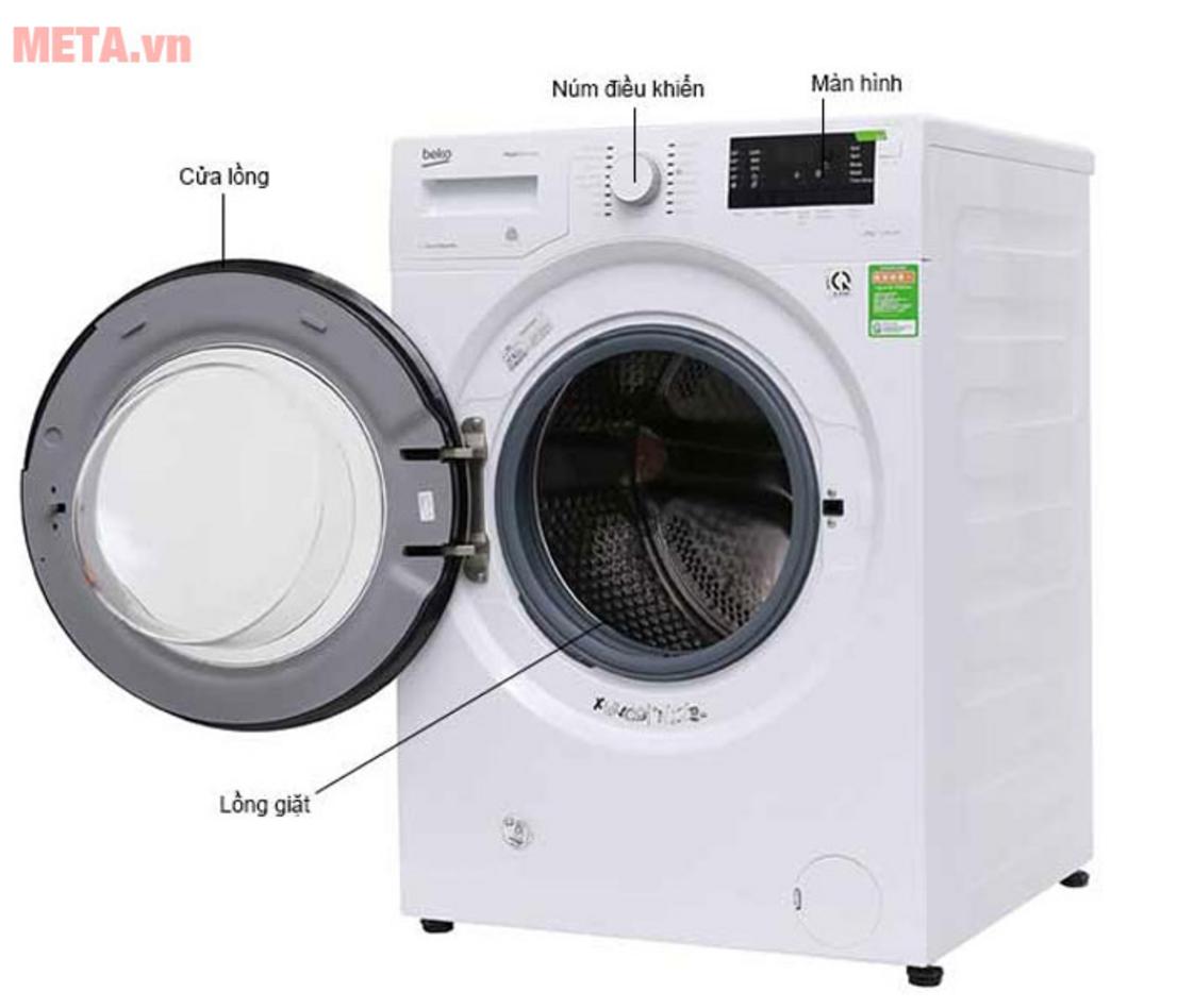 Lồng giặt thép không gỉ giúp tăng độ bền và giữ vệ sinh tốt.