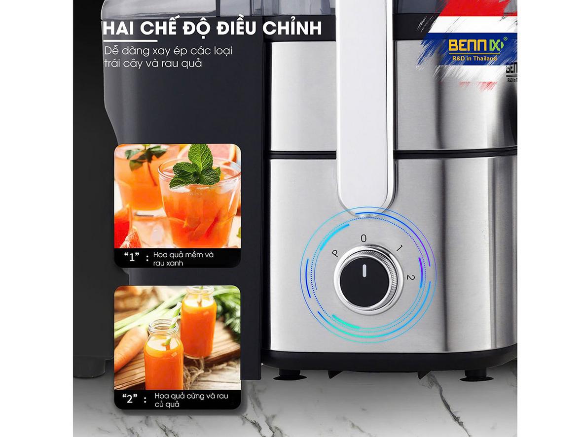 Lưới lọc Inox 304 cho nước ép trong và dễ vệ sinh.