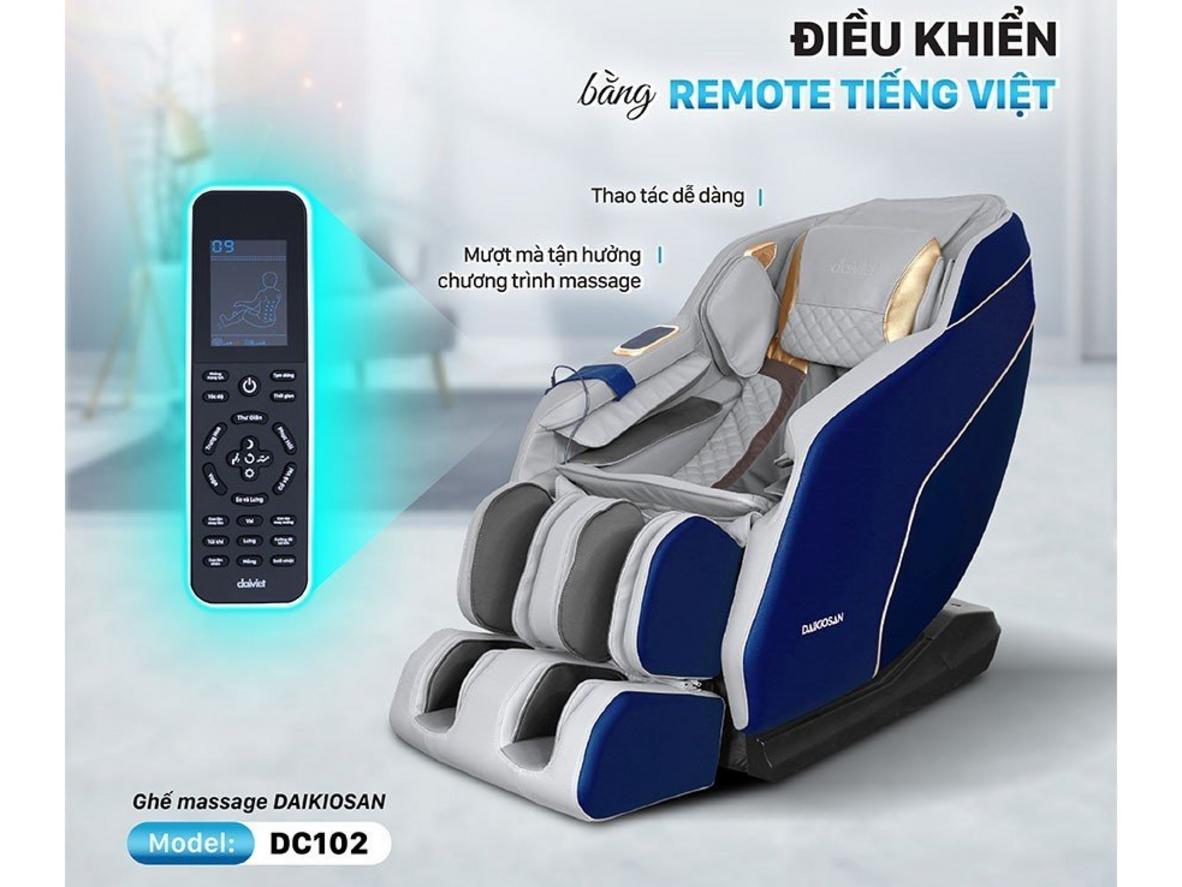 Công nghệ massage 2D trên Daikiosan DC102