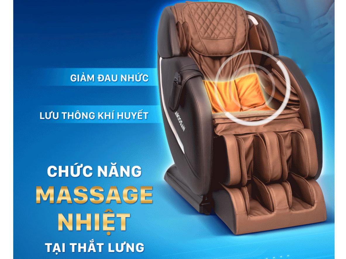 Massage 3D cho cảm giác thư giãn sâu hơn