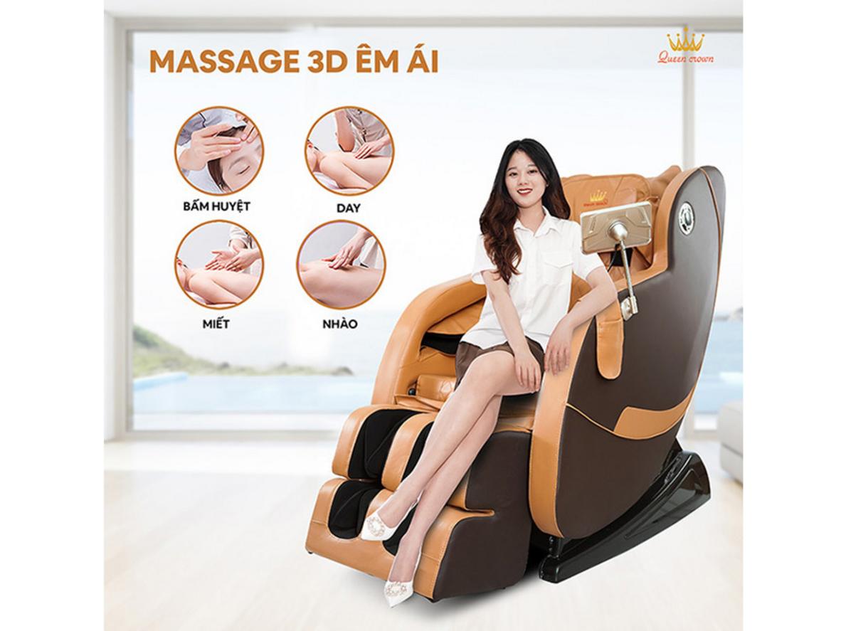 Massage 3D cho cảm giác thư giãn sâu