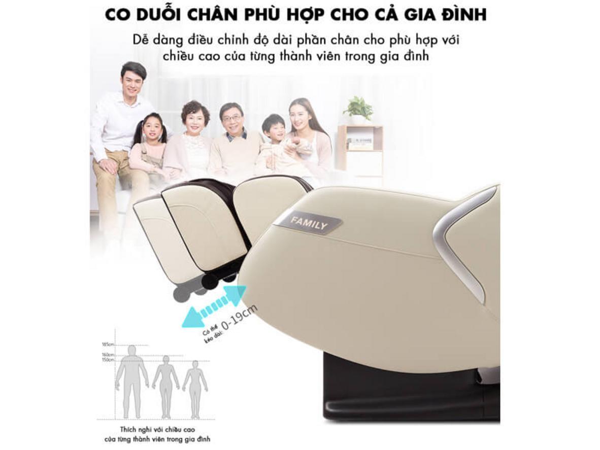 Công nghệ massage 3D sâu, linh hoạt