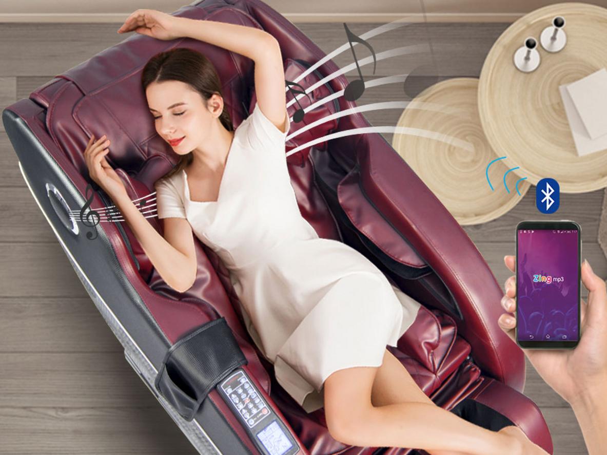 Con lăn 4D và kỹ thuật Shiatsu trên Buheung MK-5200