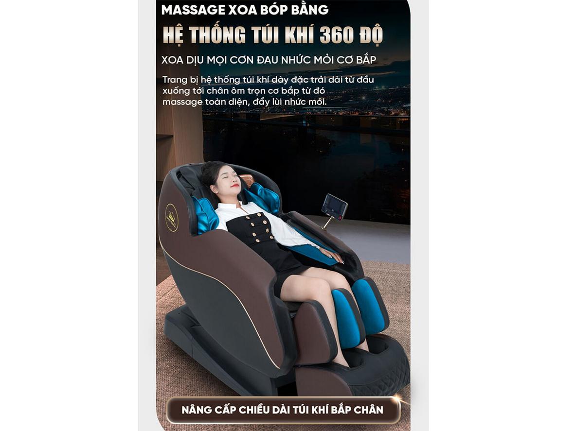 Công nghệ massage 4D trên QE79 Pro.