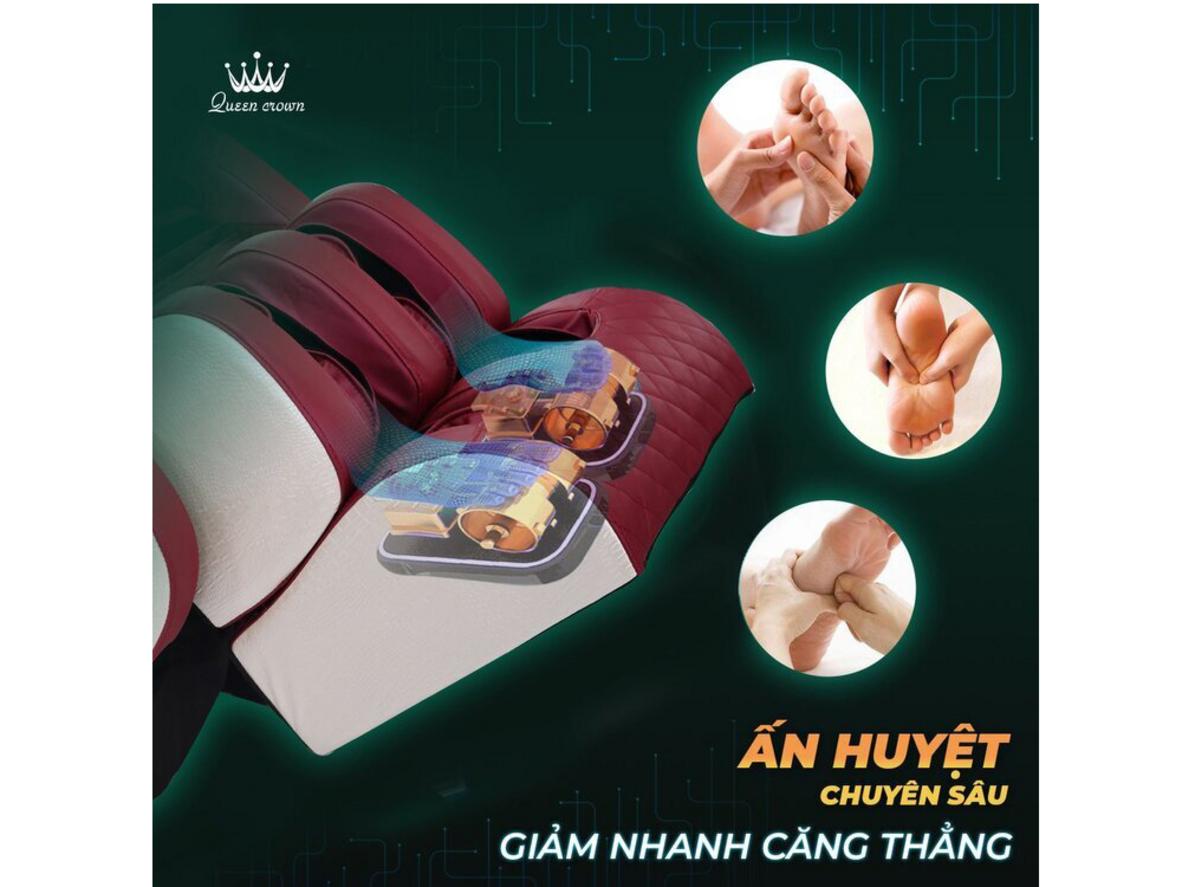 Công nghệ massage 4D trên Queen Crown QC SL666