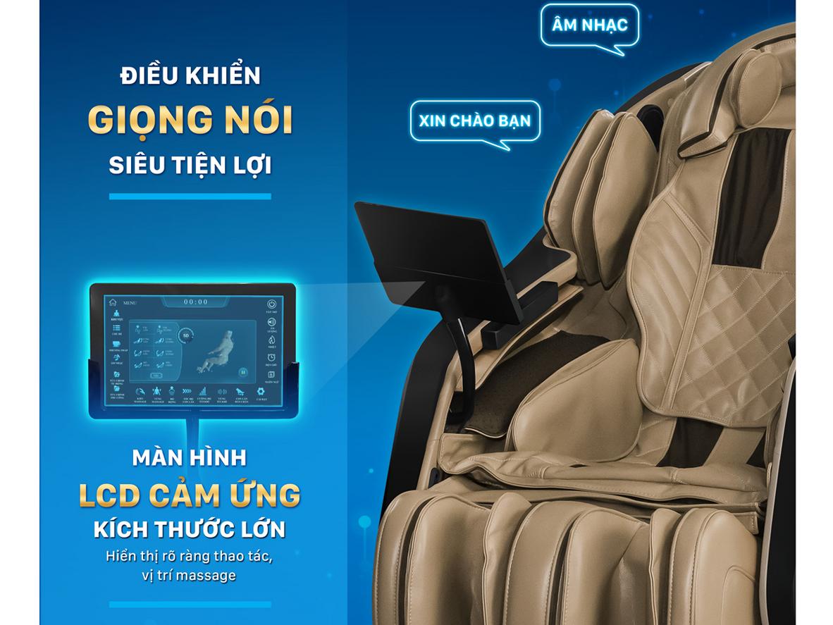 Công nghệ massage 5D trên Ghế massage Daikiosan DKGM-30004