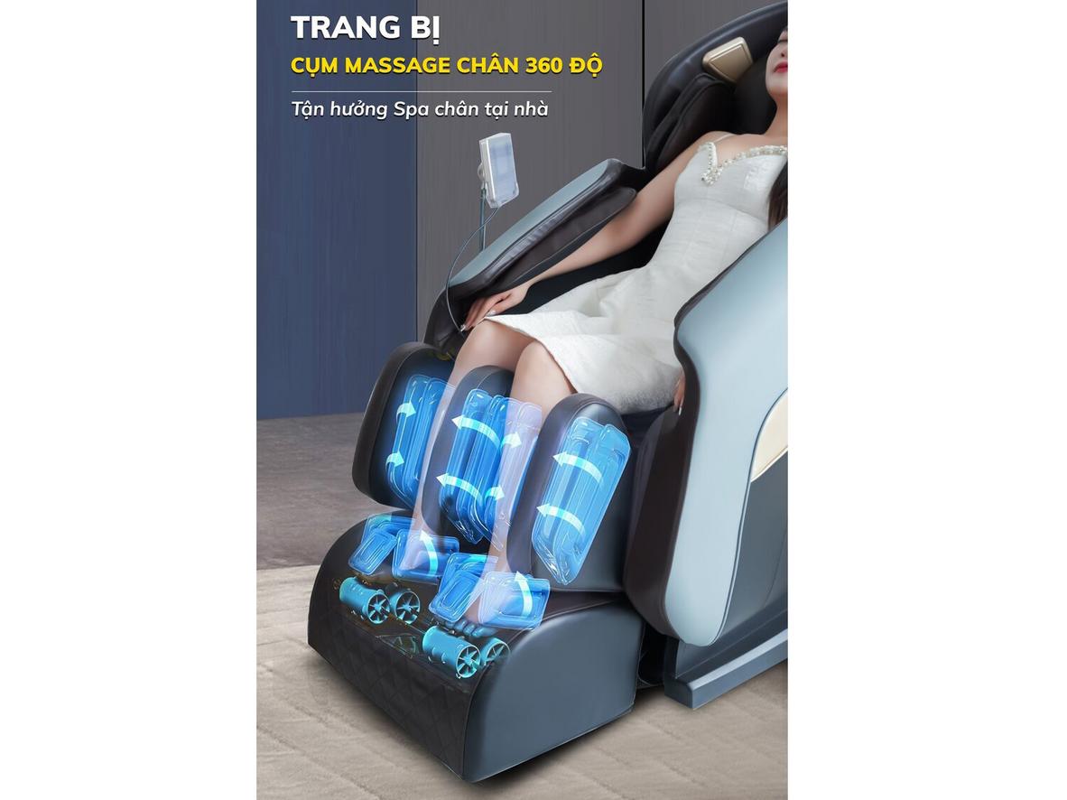 Công nghệ massage 6D trên QE 66 LUX