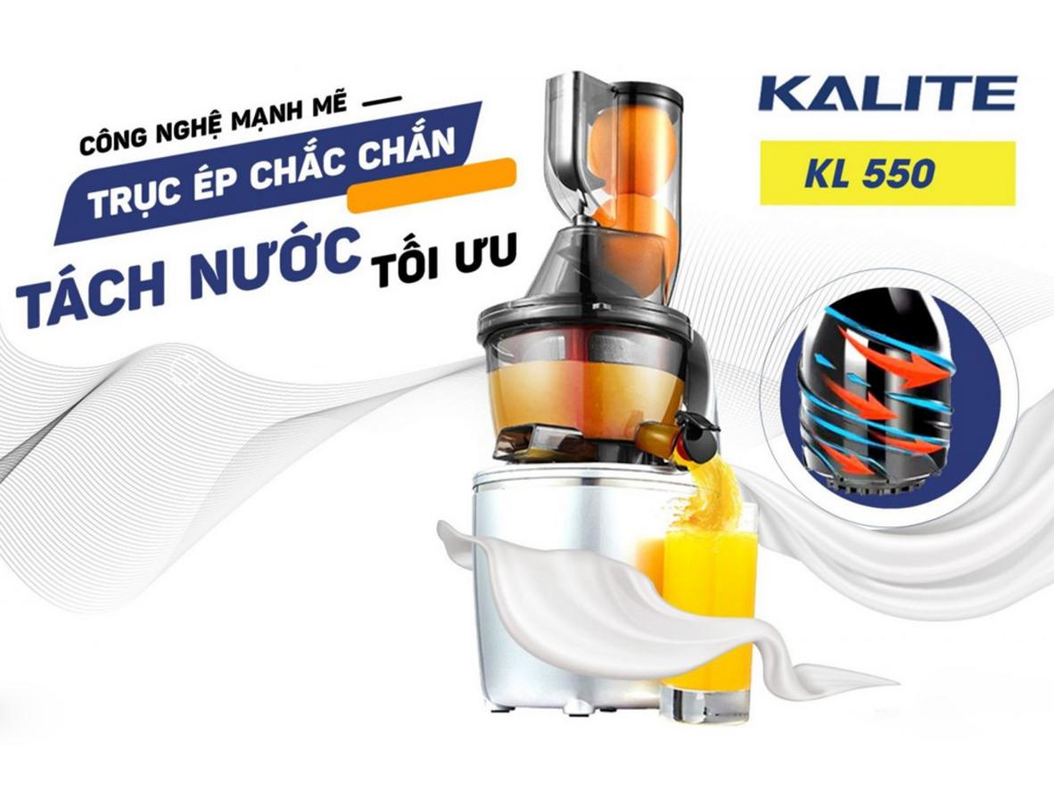 Tổng quan Máy ép chậm Kalite KL-550