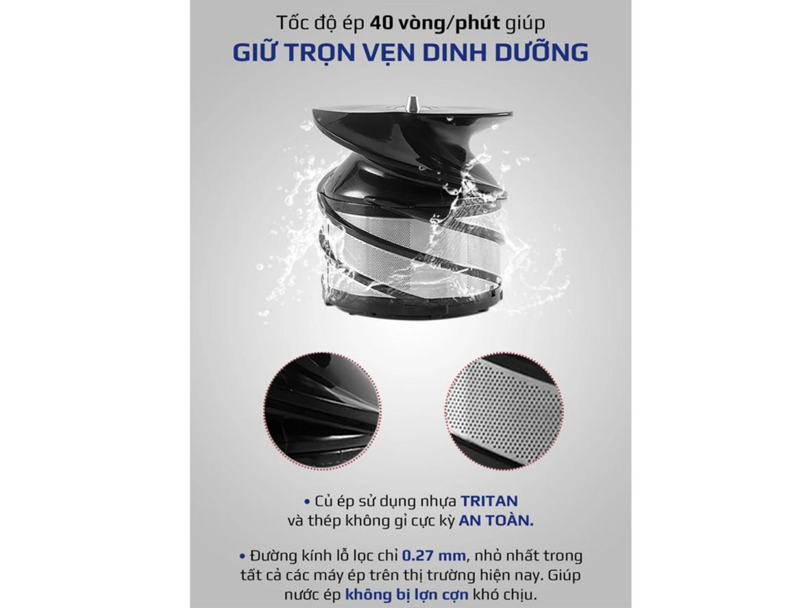 Tổng quan Máy ép chậm Olivo SJ210