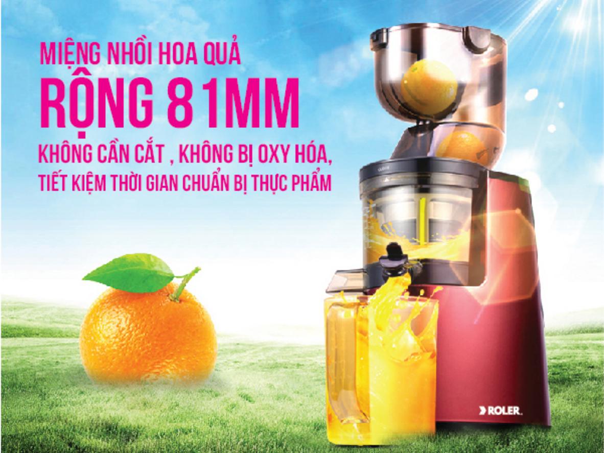 Tổng quan Máy ép chậm trái cây đa năng Roler RS-4458