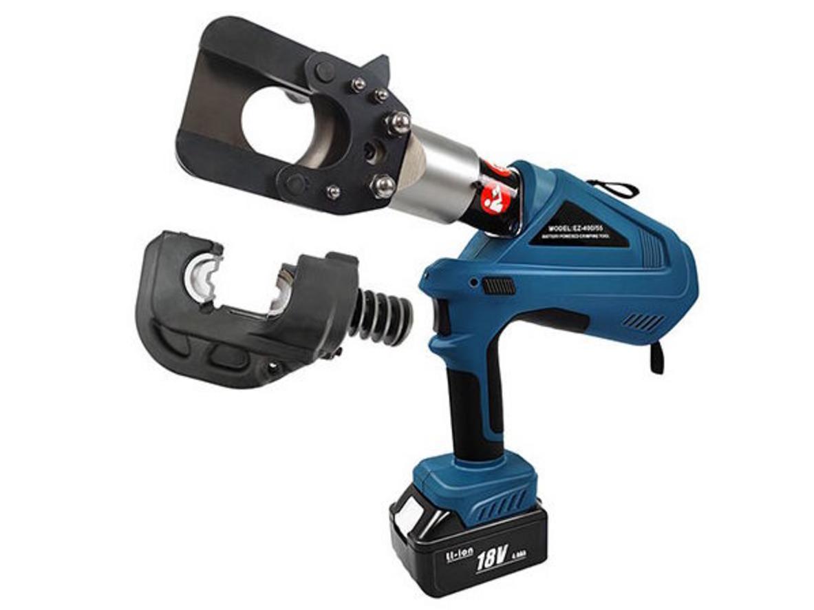 Tổng quan Máy ép cốt kiêm cắt cáp thủy lực dùng pin Changyou EM-400/55