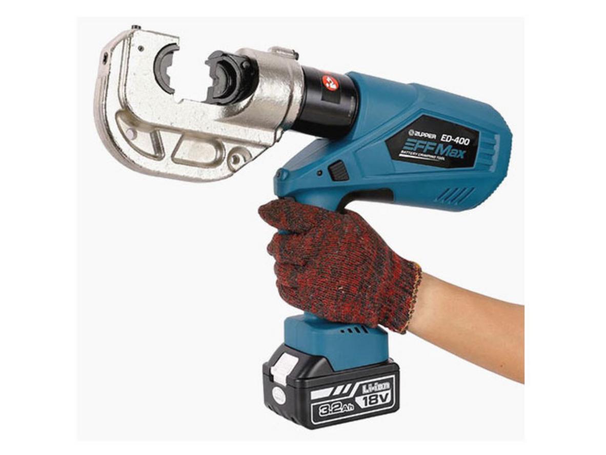 Máy ép cốt thủy lực dùng pin Zupper ED-400