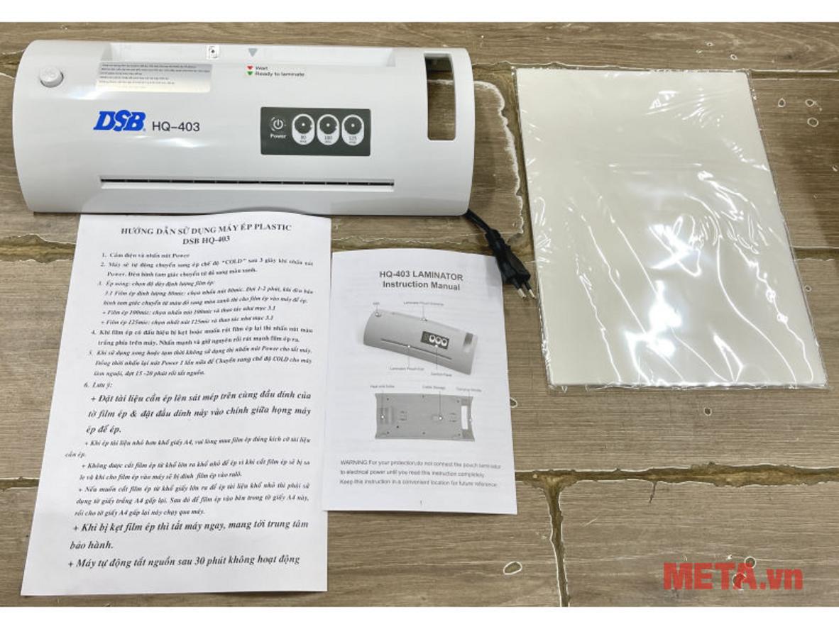 Tổng quan Máy ép plastic DSB HQ-403