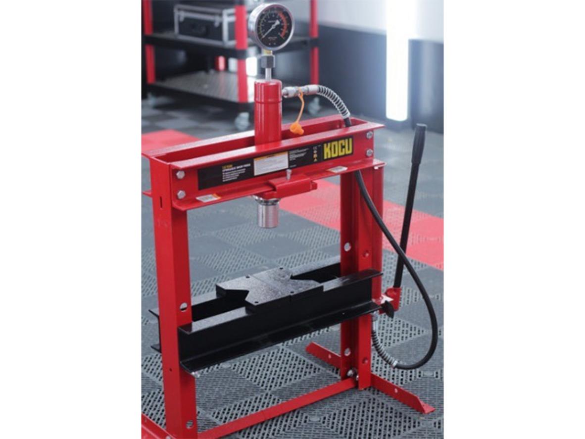 Tổng quan Máy ép thủy lực dùng tay TY12001 12 tấn có đồng hồ