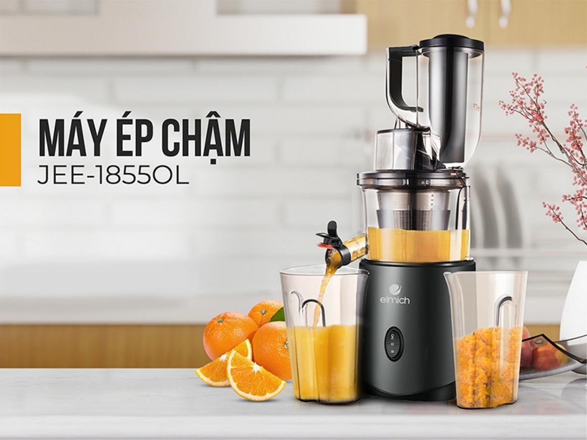 55 vòng/phút cho trải nghiệm ép êm và giữ vị tươi.