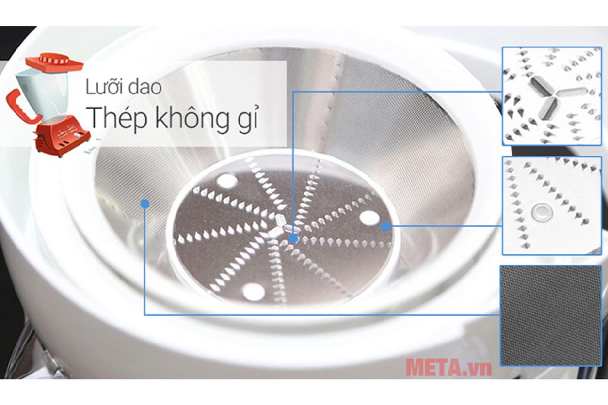 2 tốc độ giúp ép linh hoạt trái cây mềm và cứng.