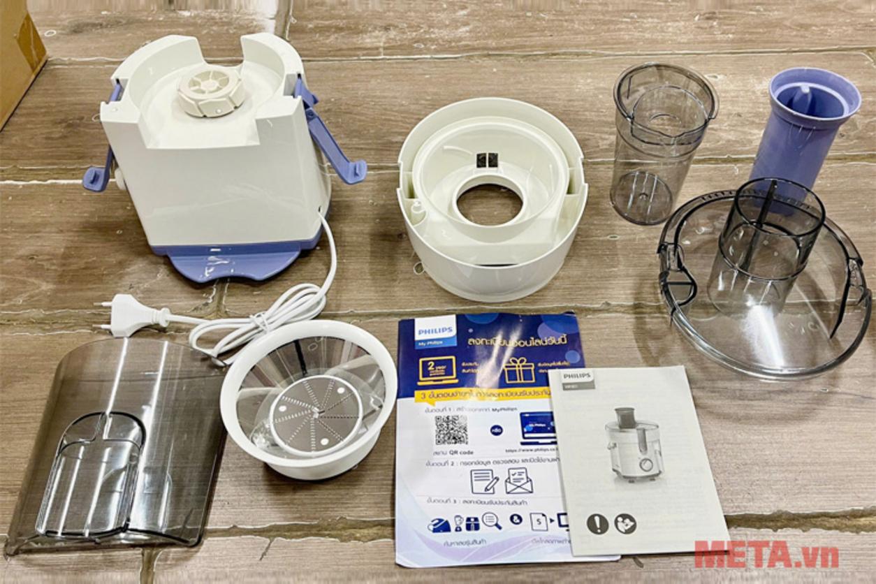 Tổng quan Máy ép trái cây Philips HR1811
