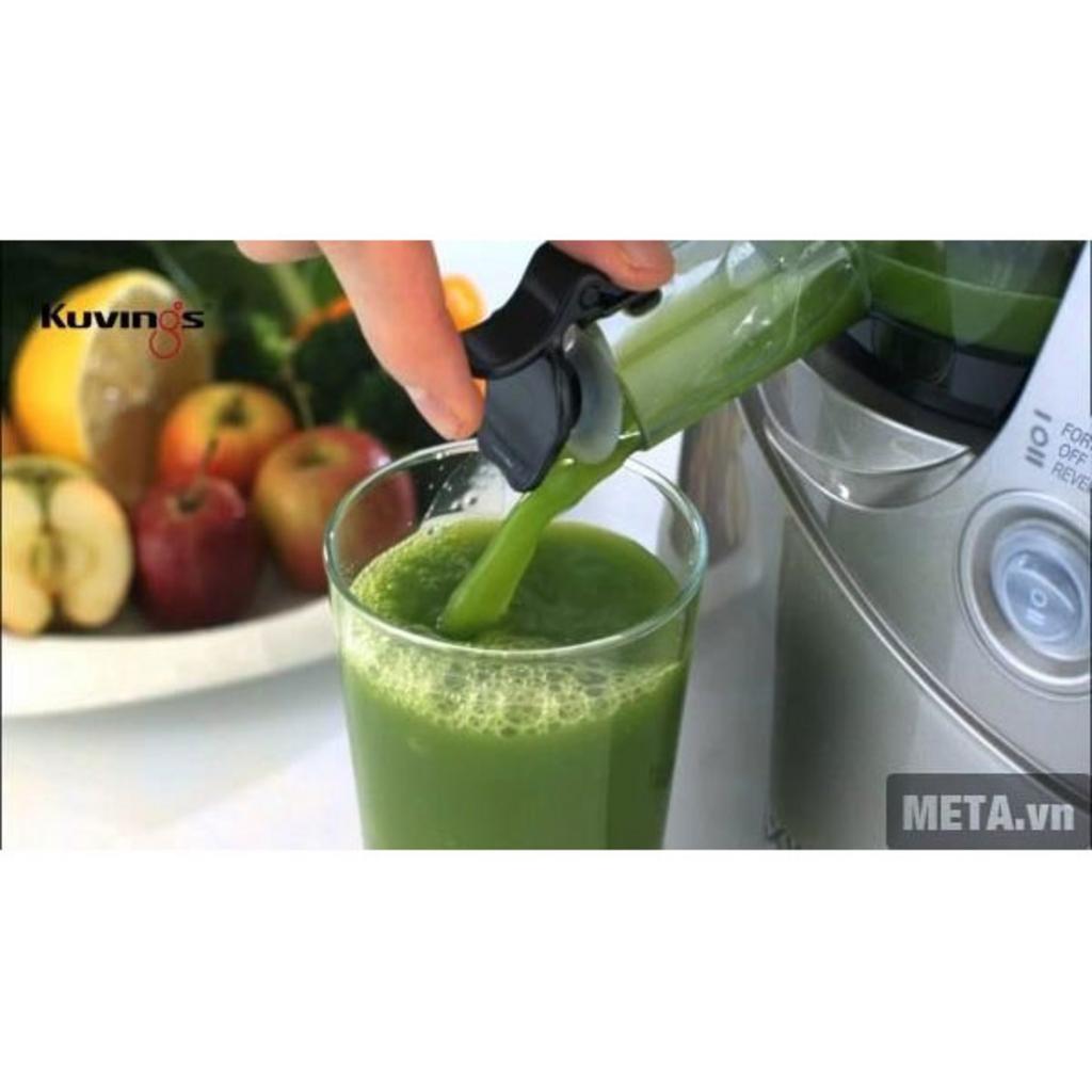 Công nghệ ép chậm 60 vòng/phút hỗ trợ giữ dưỡng chất.