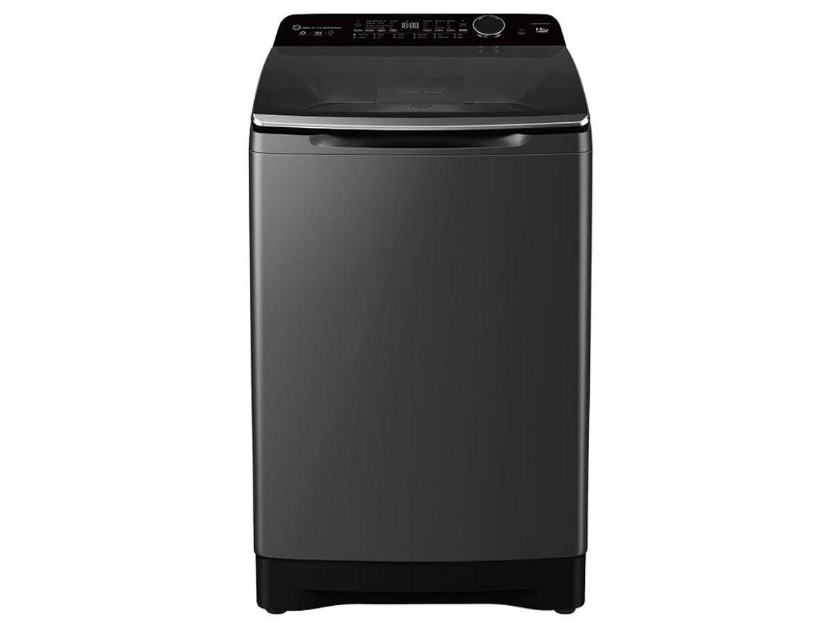 Máy giặt AQUA 15kg phù hợp cho gia đình đông người, giặt ít lần hơn mỗi tuần.