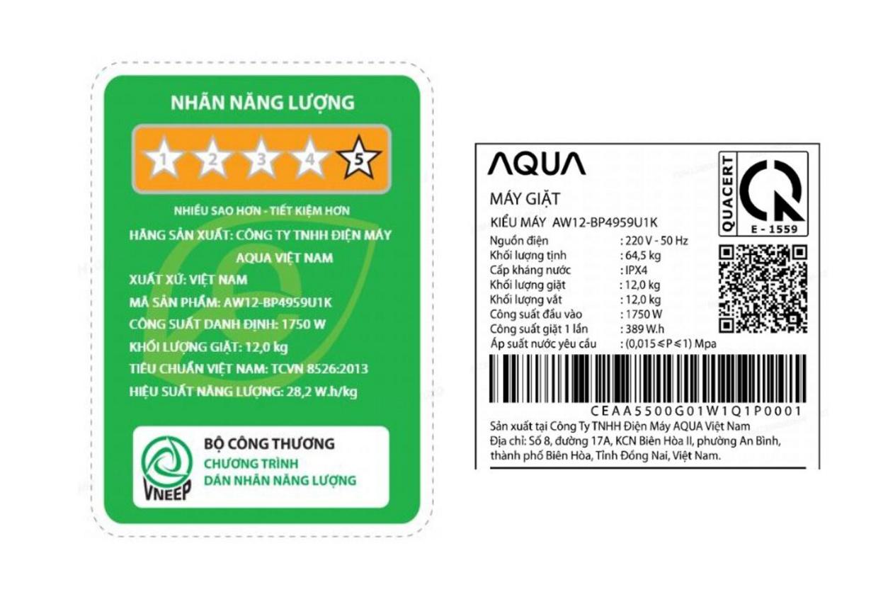 Inverter và AI DBT giúp máy chạy êm, ổn định và thân thiện hơn khi sử dụng hằng ngày.