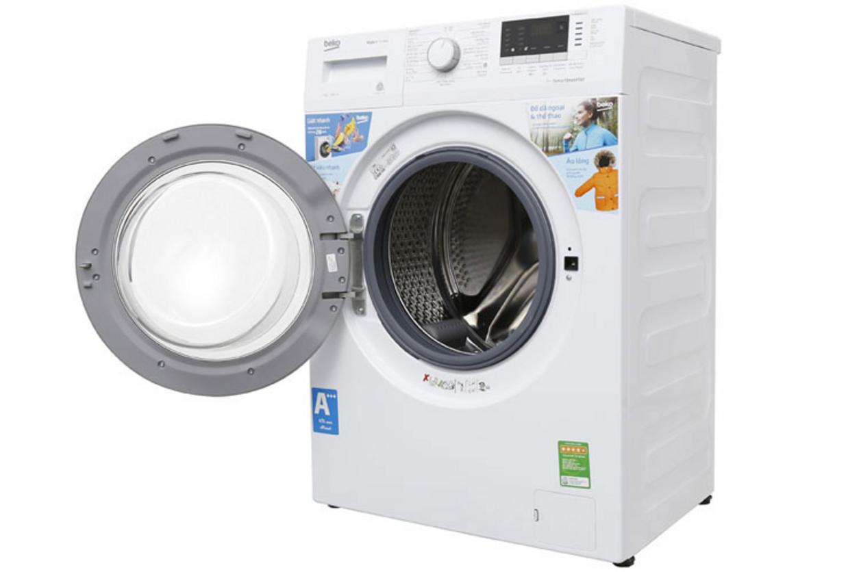 Máy giặt Beko Inverter 8 kg WTV 8512 XS0 phù hợp gia đình 3-5 người.