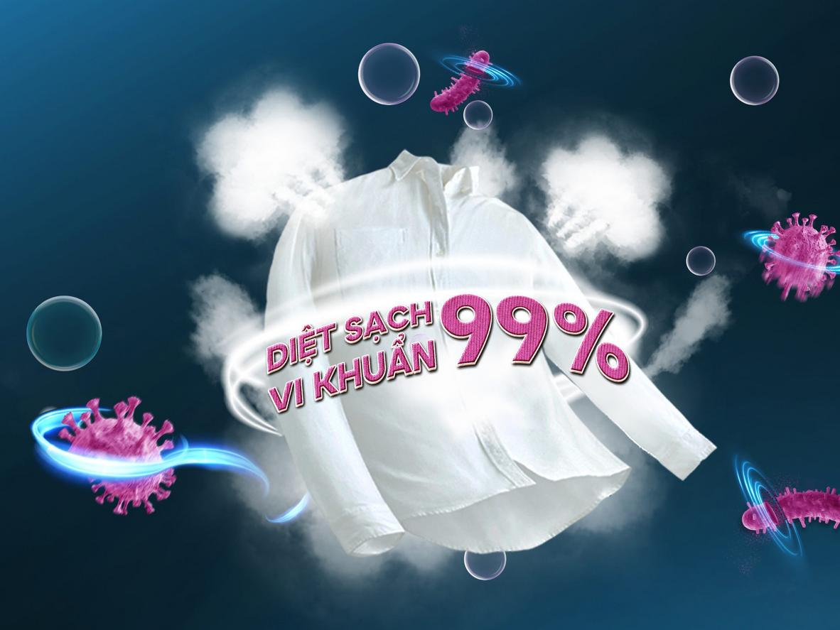 Dung tích 8 kg phù hợp gia đình 3-5 người.