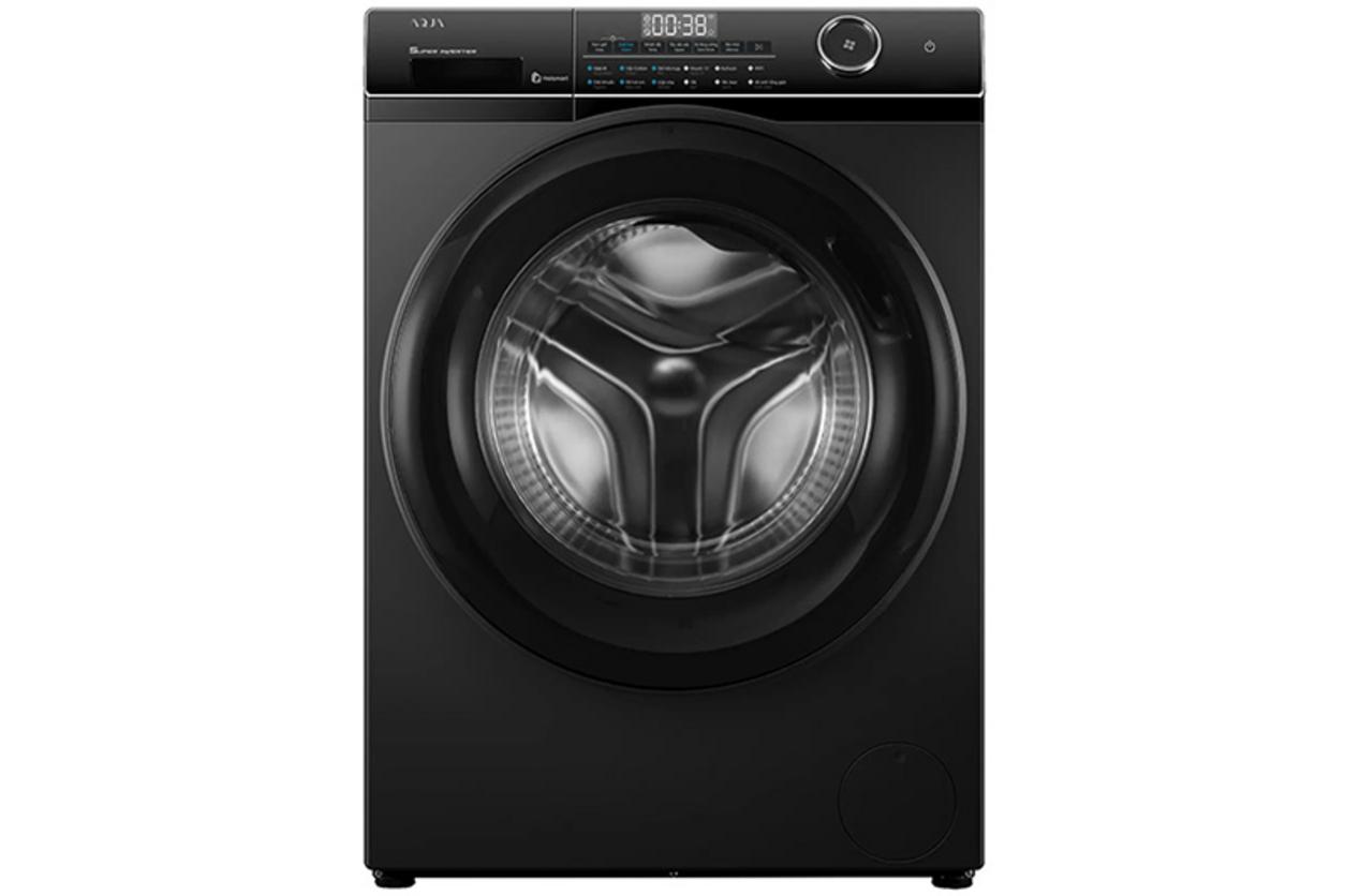 Aqua AW10-BP4959U1K(B) nổi bật với thiết kế cửa ngang 10kg và nhiều tiện ích hiện đại.