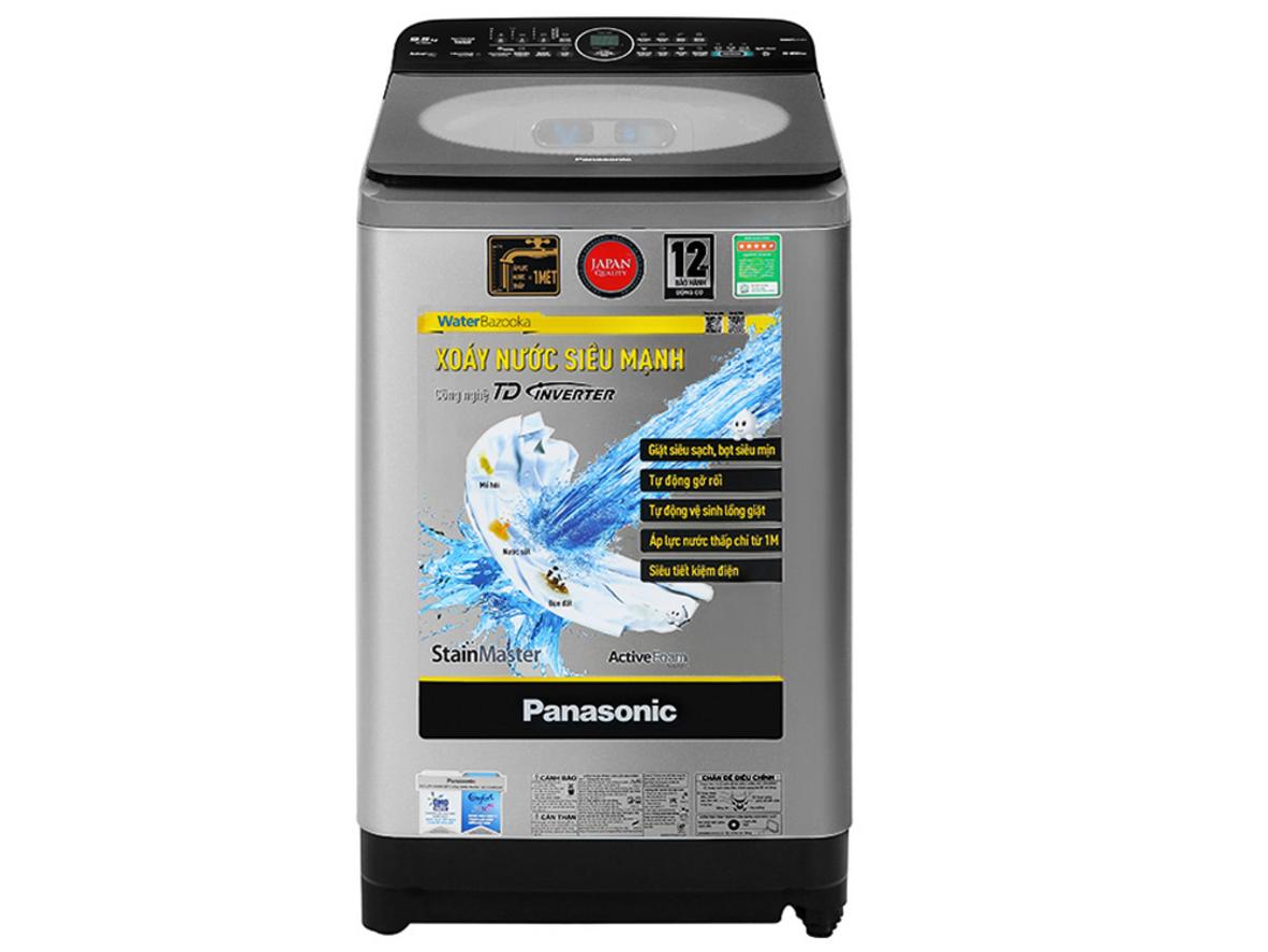 Máy giặt Panasonic Inverter 9.5kg NA-FD95X1LRV phù hợp gia đình 5–7 người.
