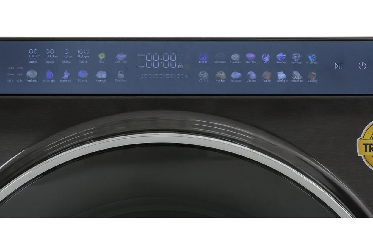 Máy giặt sấy Aqua 15kg - giải pháp giặt sấy gọn cho gia đình đông người