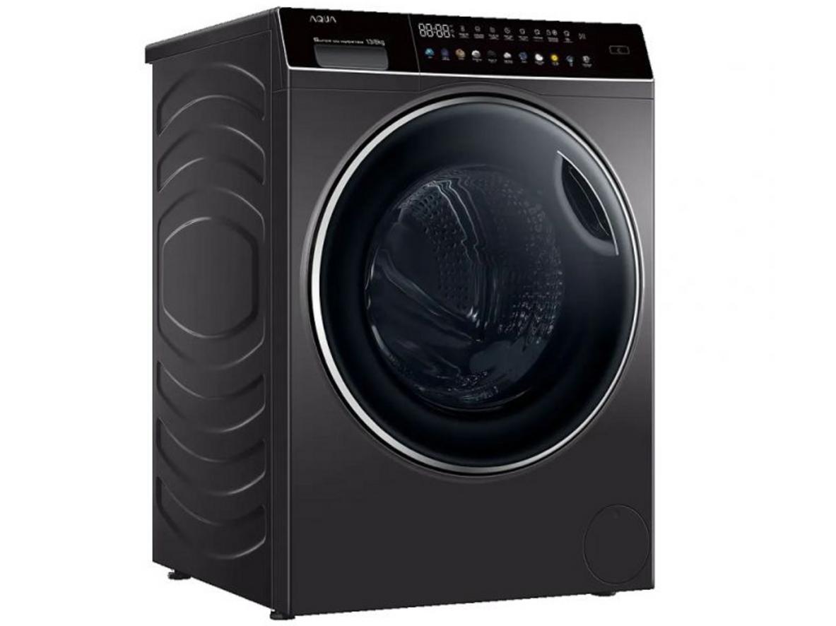 Máy giặt sấy Aqua AQD-DH1300H.PS phù hợp gia đình đông người và không gian sống hiện đại.
