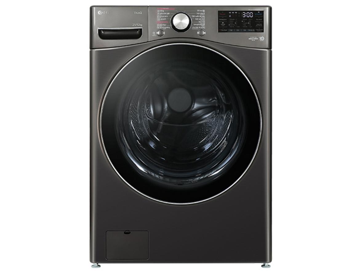 LG F2515RNTG: giặt 15kg, sấy 8kg cho nhu cầu gia đình đông người