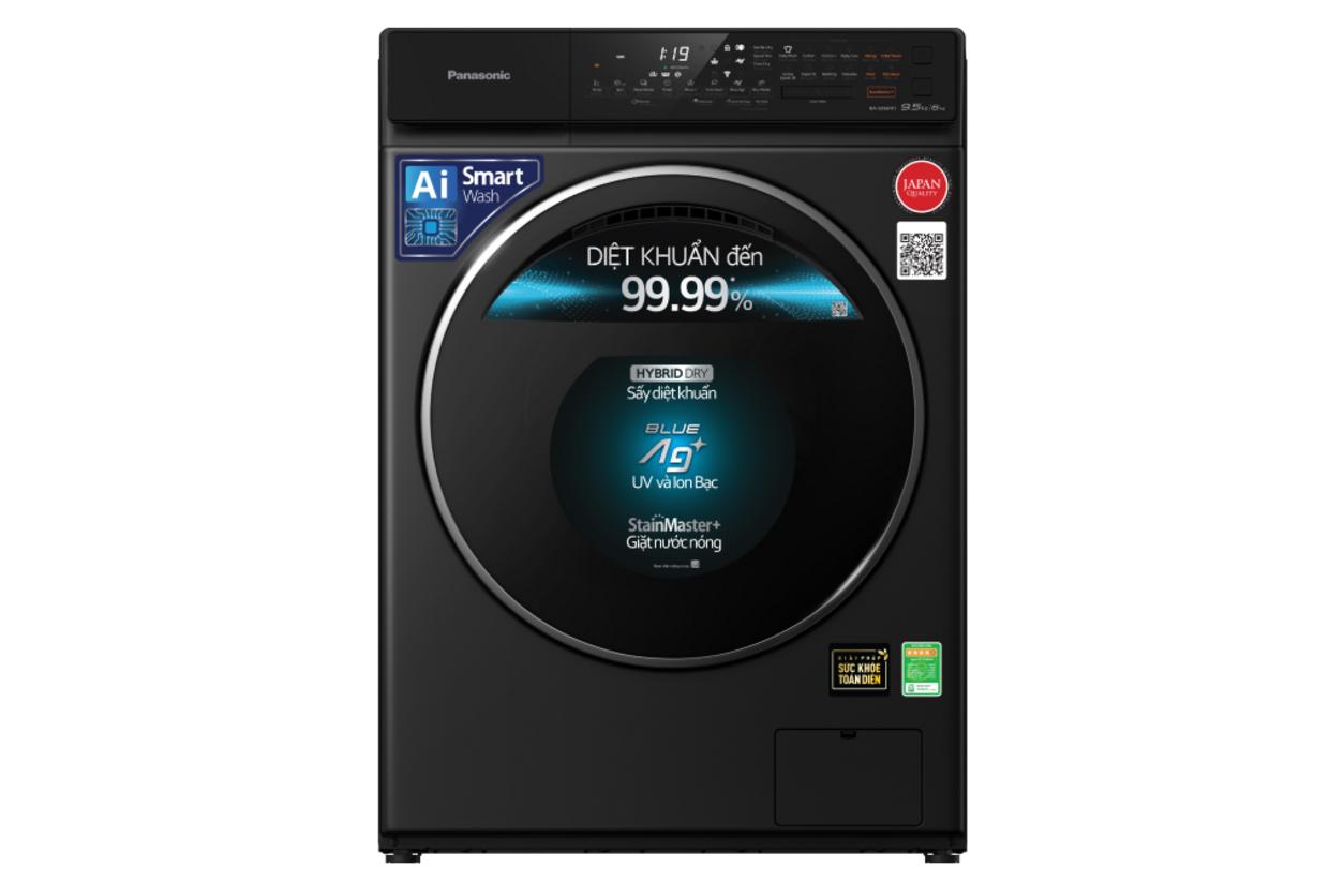 Panasonic NA-S956FR1BV mang đến giải pháp giặt sấy 2 trong 1 gọn gàng cho gia đình bận rộn.