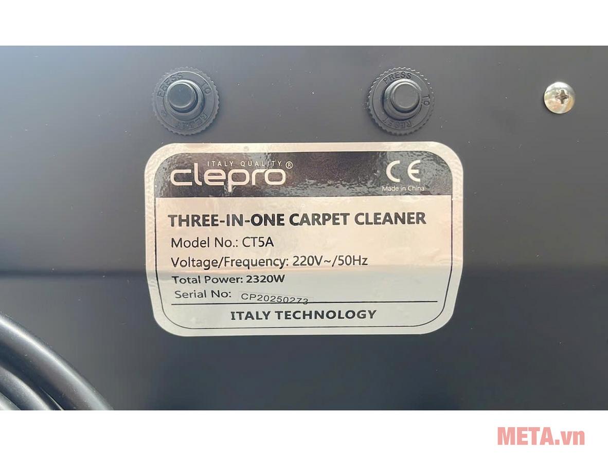 Cơ chế 3 trong 1 giúp Clepro CT5A làm sạch sâu và rút ngắn thời gian khô bề mặt.