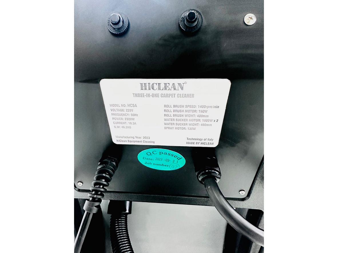 HiClean HC5A làm sạch sâu và hút khô nhanh cho thảm khách sạn, văn phòng, hội nghị.