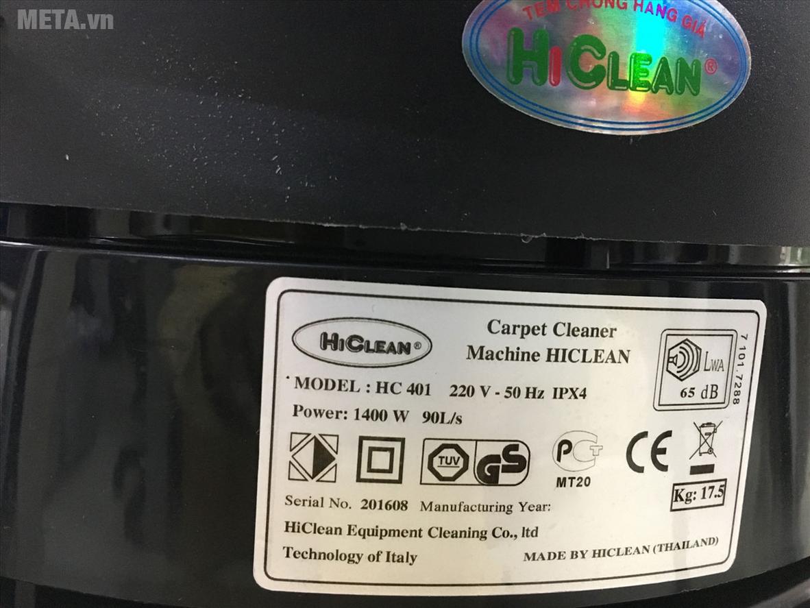 Các thông số cốt lõi quyết định sức hút, độ sạch sâu và tốc độ khô của HC401.