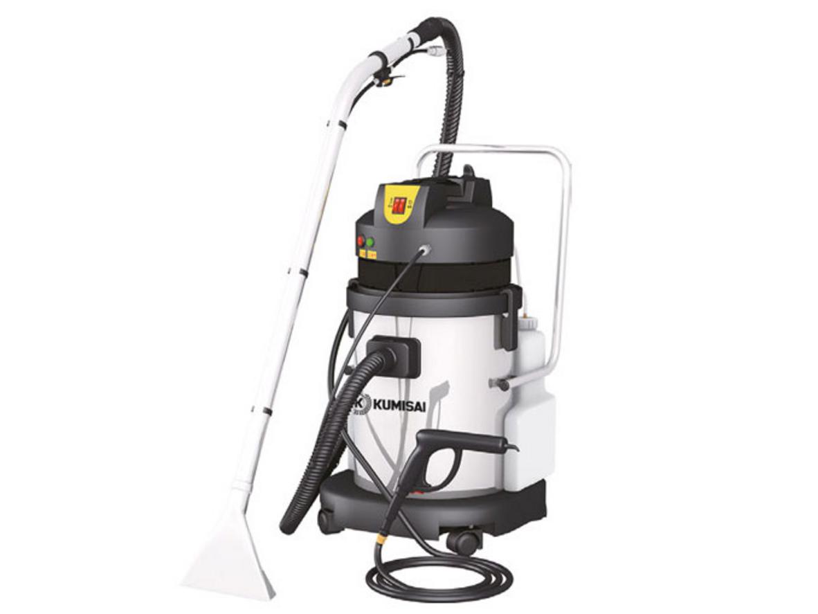 Máy giặt thảm phun hút hơi nước nóng Kumisai KMS-30ZQ cho nhu cầu làm sạch sâu thảm, sofa và nệm.