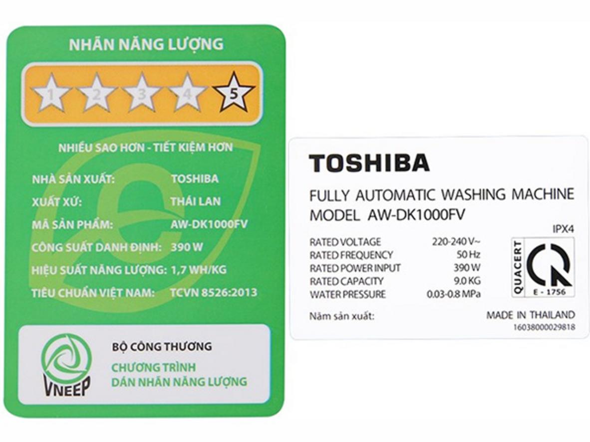 Thiết kế lồng đứng 9 kg tối ưu cho nhu cầu giặt hằng ngày.
