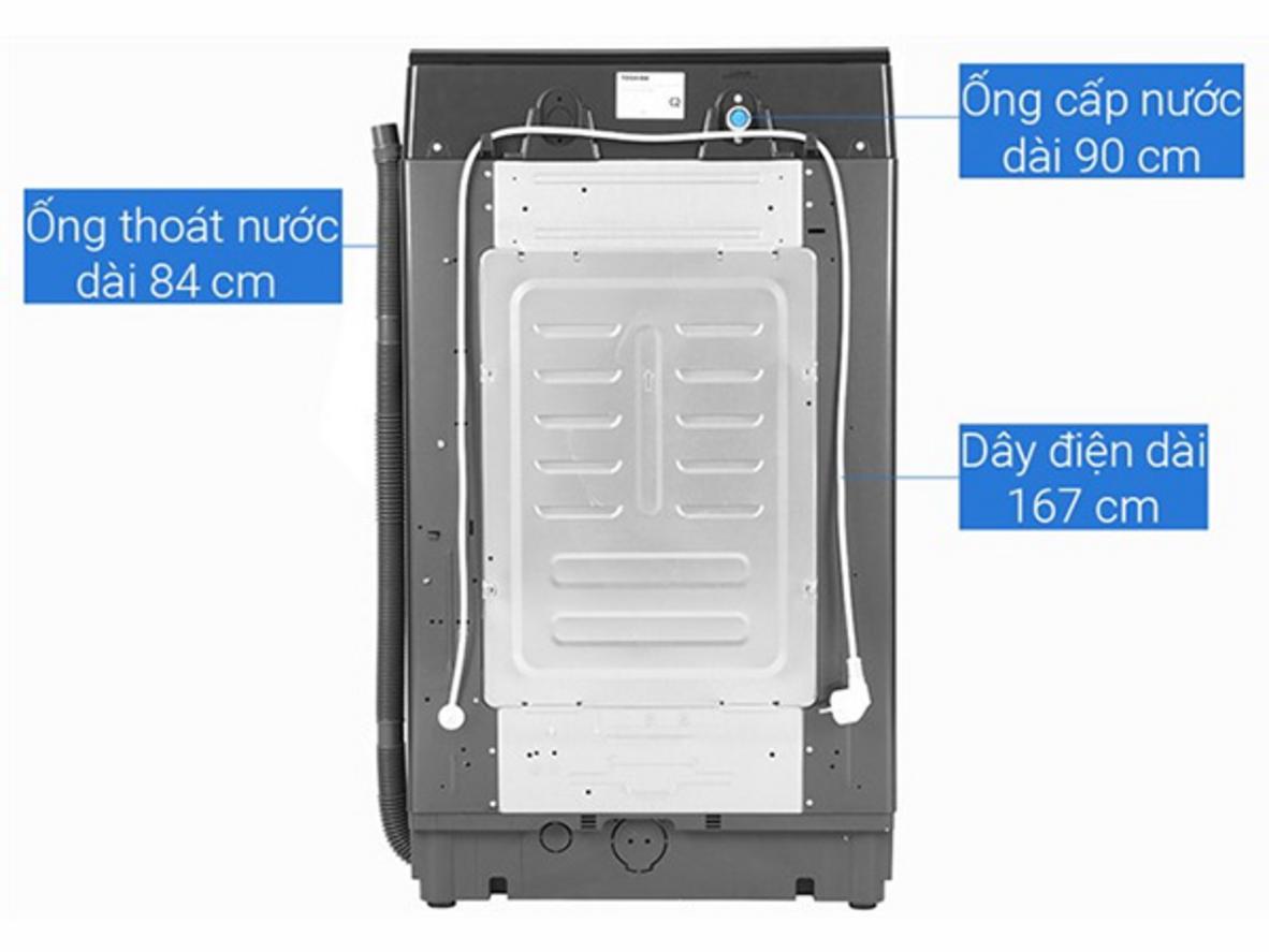 Máy giặt lồng đứng Toshiba Inverter 9 kg AW-DK1000FV(KK) cho gia đình 3–5 người.
