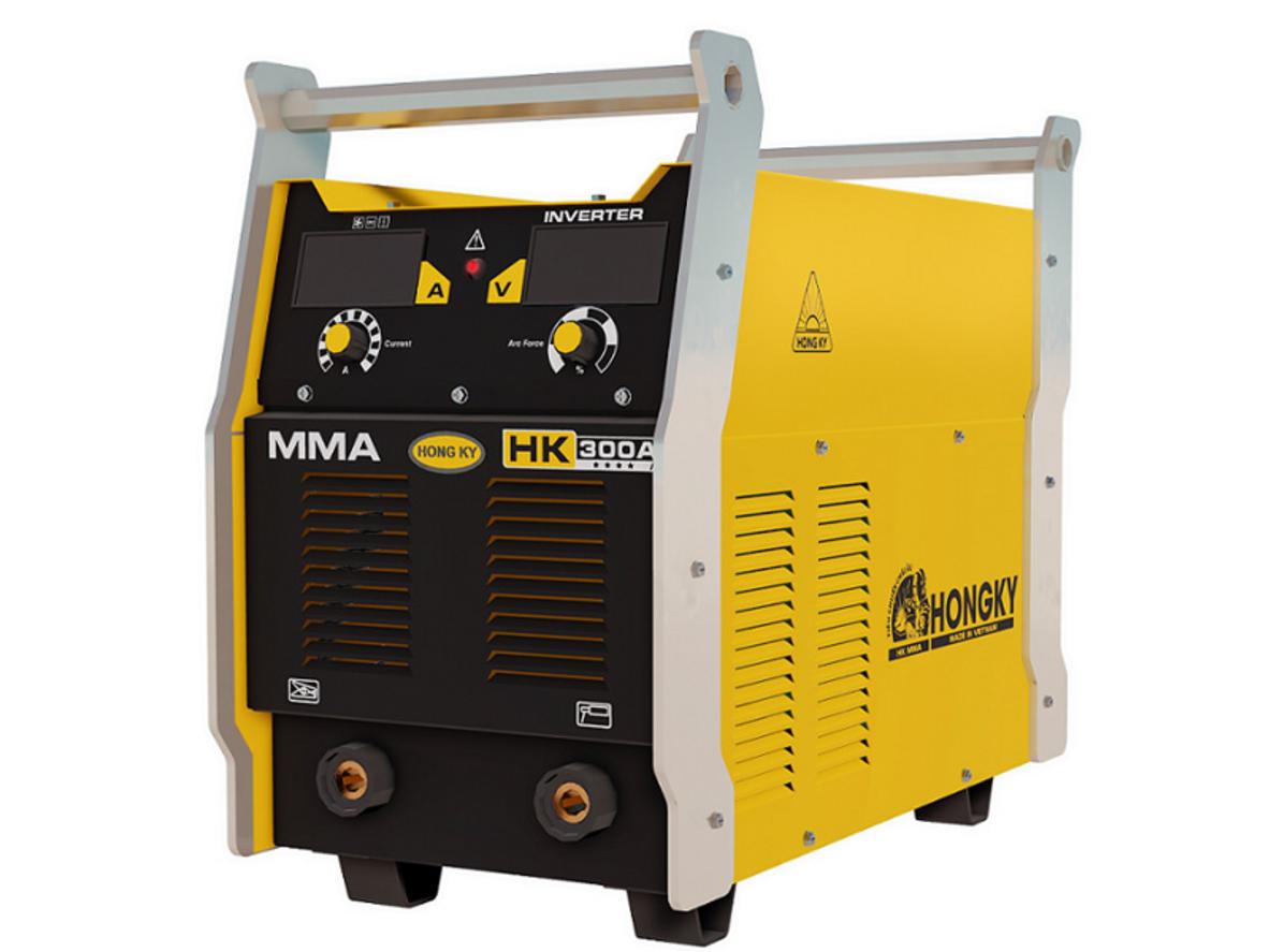 Máy hàn điện tử Hồng Ký HK300A cho xưởng cơ khí và công trình.
