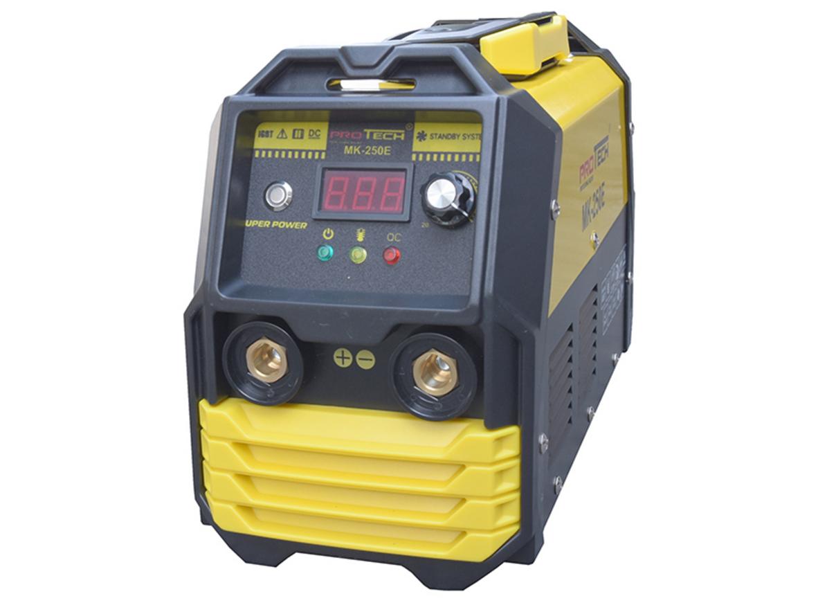 Máy hàn hồ quang Protech MK250E nổi bật với thiết kế nhỏ gọn, dễ di chuyển và dễ thao tác.